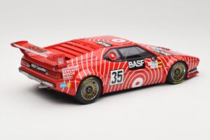 BMW M1 BASF GS Sport #35 H-J. Stuck / H. Heyer 6 Hours of Silverstone 1981 Minichamps 1:18 155812935 Kov – obrázek 2 z 6