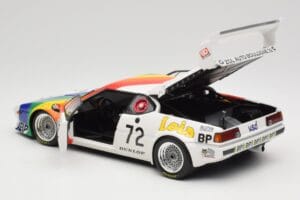 BMW M1 #72 BMW France Zol Auto B. Rousselot / J. Servanin 24 Hours of Le Mans 1981 Minichamps 1:18 180812972 Kov – obrázek 5 z 8