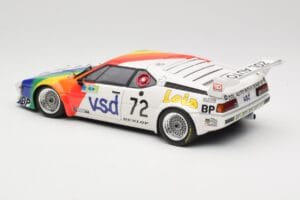 BMW M1 #72 BMW France Zol Auto B. Rousselot / J. Servanin 24 Hours of Le Mans 1981 Minichamps 1:18 180812972 Kov – obrázek 7 z 8