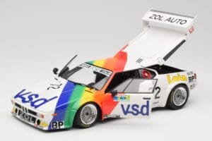 BMW M1 #72 BMW France Zol Auto B. Rousselot / J. Servanin 24 Hours of Le Mans 1981 Minichamps 1:18 180812972 Kov – obrázek 8 z 8