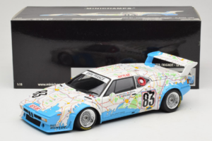 BMW M1 Carte de France #83 D. Pironi / D. Quester 24 Hours of Le Mans 1980 Minichamps 1:18 180802983 Kov – obrázek 8 z 8