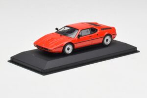 BMW M1 Červený Minichamps 1:43 430025022 Kov – obrázek 2 z 4