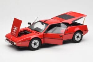 BMW M1 Červený Norev 1:18 183220 Kov – obrázek 2 z 8