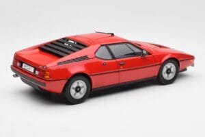 BMW M1 Červený Norev 1:18 183220 Kov – obrázek 3 z 8