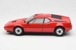 BMW M1 Červený Norev 1:18 183220 Kov – obrázek 4 z 8