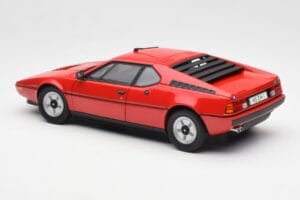 BMW M1 Červený Norev 1:18 183220 Kov – obrázek 7 z 8