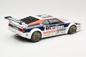 BMW M1 Schnitzer #2 H-J. Stuck Winner Deutsche Automobil Rennsport Trophy Zolder 1982 Minichamps 1:18 155822902 Kov – obrázek 2 z 6