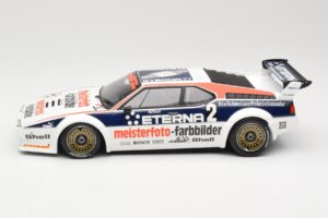 BMW M1 Schnitzer #2 H-J. Stuck Winner Deutsche Automobil Rennsport Trophy Zolder 1982 Minichamps 1:18 155822902 Kov – obrázek 3 z 6