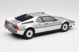 BMW M1 Stříbrná Metalíza Norev 1:18 183226 Kov – obrázek 3 z 8