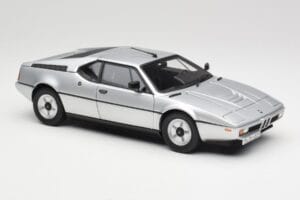 BMW M1 Stříbrná Metalíza Norev 1:18 183226 Kov – obrázek 6 z 8