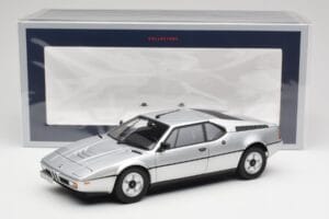 BMW M1 Stříbrná Metalíza Norev 1:18 183226 Kov – obrázek 8 z 8