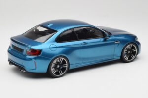 BMW M2 F87 Blue Metallic Minichamps 1:18 155026101 Kov – obrázek 2 z 6