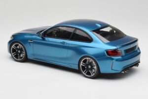 BMW M2 F87 Blue Metallic Minichamps 1:18 155026101 Kov – obrázek 5 z 6