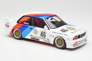 BMW M3 E30 #46 R. Ravaglia / E. Pirro WTCC Calder Park 1987 Minichamps 1:18 180872046-O Kov – obrázek 6 z 8