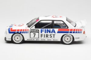 BMW M3 E30 #7 Fina J. Cecotto DTM 1992 AUTOart 1:18 89246 Kov – obrázek 3 z 7