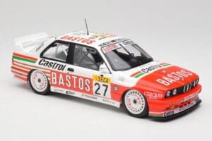 BMW M3 E30 #27 Bigazzi Team S. Soper / A. Hahne 4th Place 24 Hours of Spa 1990 Minichamps 1:18 155902027 Kov – obrázek 4 z 6
