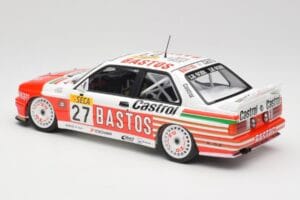 BMW M3 E30 #27 Bigazzi Team S. Soper / A. Hahne 4th Place 24 Hours of Spa 1990 Minichamps 1:18 155902027 Kov – obrázek 5 z 6