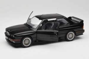 BMW M3 E30 Sport Evo Černý Solido 1:18 S1801501 Kov – obrázek 2 z 8