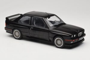BMW M3 E30 Sport Evo Černý Solido 1:18 S1801501 Kov – obrázek 6 z 8