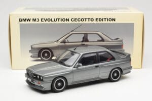 BMW M3 E30 Sport Evolution Cecotto Šedý AUTOart 1:18 70567 Kov – obrázek 8 z 8