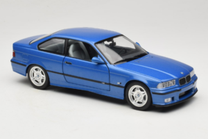 BMW M3 E36 Blue Metallic UT Models 1:18 20467 Kov – obrázek 6 z 8