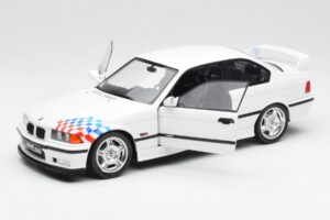 BMW M3 E36 Lightweight Bílý Solido 1:18 S1803903 Kov – obrázek 2 z 8