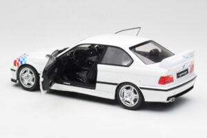 BMW M3 E36 Lightweight Bílý Solido 1:18 S1803903 Kov – obrázek 5 z 8
