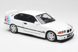 BMW M3 E36 Lightweight Bílý Solido 1:18 S1803903 Kov – obrázek 6 z 8