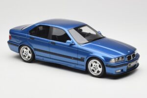 BMW M3 E36 Sedan Modrý Otto 1:18 OT1082 Pryskyřice – obrázek 4 z 6
