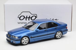 BMW M3 E36 Sedan Modrý Otto 1:18 OT1082 Pryskyřice – obrázek 6 z 6
