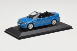 BMW M3 E46 Kabriolet Modrý Minichamps 1:43 BMW015 Kov – obrázek 2 z 4