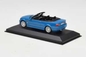 BMW M3 E46 Kabriolet Modrý Minichamps 1:43 BMW015 Kov – obrázek 3 z 4