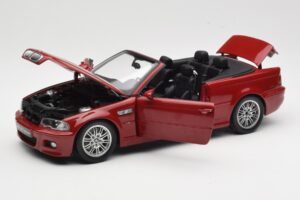 BMW M3 E46 Kabriolet Červený Kyosho 1:18 08505R Kov – obrázek 2 z 8