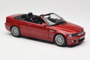 BMW M3 E46 Kabriolet Červený Kyosho 1:18 08505R Kov – obrázek 6 z 8