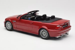 BMW M3 E46 Kabriolet Červený Kyosho 1:18 08505R Kov – obrázek 7 z 8
