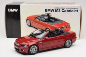 BMW M3 E46 Kabriolet Červený Kyosho 1:18 08505R Kov – obrázek 8 z 8