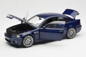 BMW M3 E46 Modrý Kyosho 1:18 08503BL Kov – obrázek 2 z 8