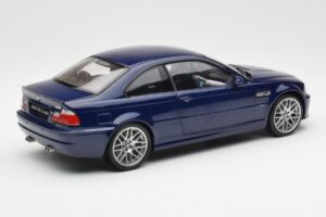 BMW M3 E46 Modrý Kyosho 1:18 08503BL Kov – obrázek 3 z 8