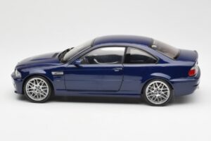 BMW M3 E46 Modrý Kyosho 1:18 08503BL Kov – obrázek 4 z 8