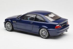 BMW M3 E46 Modrý Kyosho 1:18 08503BL Kov – obrázek 7 z 8