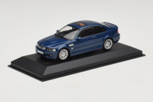 BMW M3 E46 Modrý Minichamps 1:43 BMW014 Kov – obrázek 2 z 4