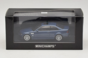 BMW M3 E46 Modrý Minichamps 1:43 BMW014 Kov – obrázek 4 z 4