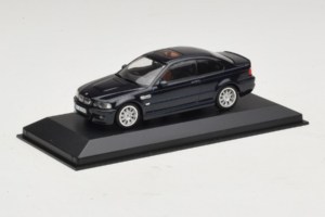 BMW M3 E46 Tmavě Modrý Minichamps 1:43 80420009763-R1 Kov – obrázek 2 z 4