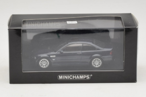BMW M3 E46 Tmavě Modrý Minichamps 1:43 80420009763-R1 Kov – obrázek 4 z 4