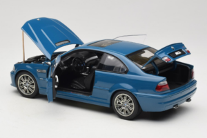 BMW M3 E46 Laguna Seca Blue AUTOart 1:18 70544 Kov – obrázek 5 z 8