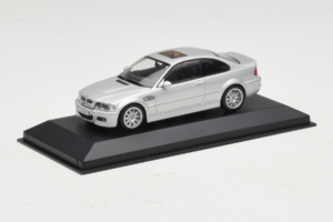 BMW M3 E46 Stříbrný Minichamps 1:43 BMW013 Kov – obrázek 2 z 4