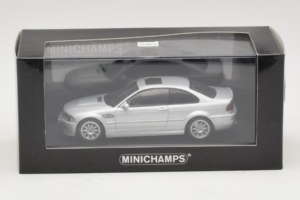 BMW M3 E46 Stříbrný Minichamps 1:43 BMW013 Kov – obrázek 4 z 4