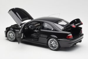 BMW M3 E46 CSL Černý Kyosho 1:18 80430302736 Kov – obrázek 5 z 8