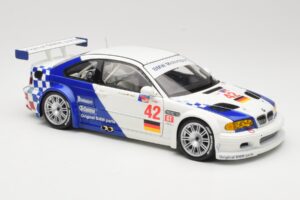BMW M3 E46 GTR #42 J. Muller / J.J. Lehto ALMS 2001 Minichamps 1:18 80430139183 Kov – obrázek 6 z 8
