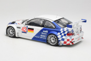 BMW M3 E46 GTR #42 J. Muller / J-J. Lehto ALMS 2001 Minichamps 1:18 80430139183-R1 Kov – obrázek 7 z 8